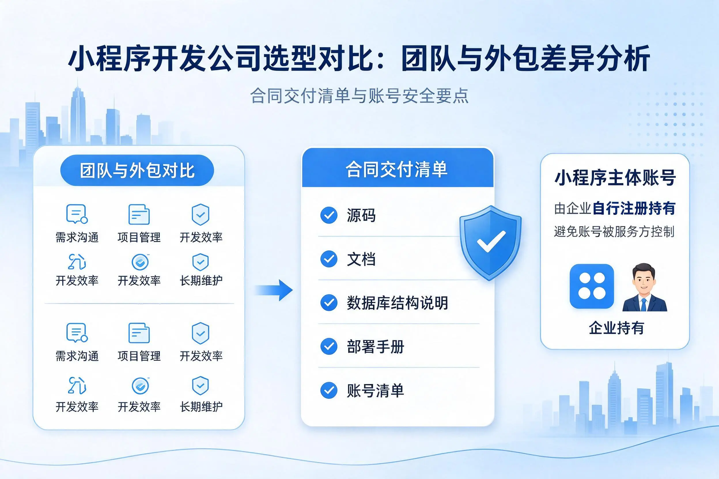 本溪小程序开发公司选型对比：团队与外包差异分析