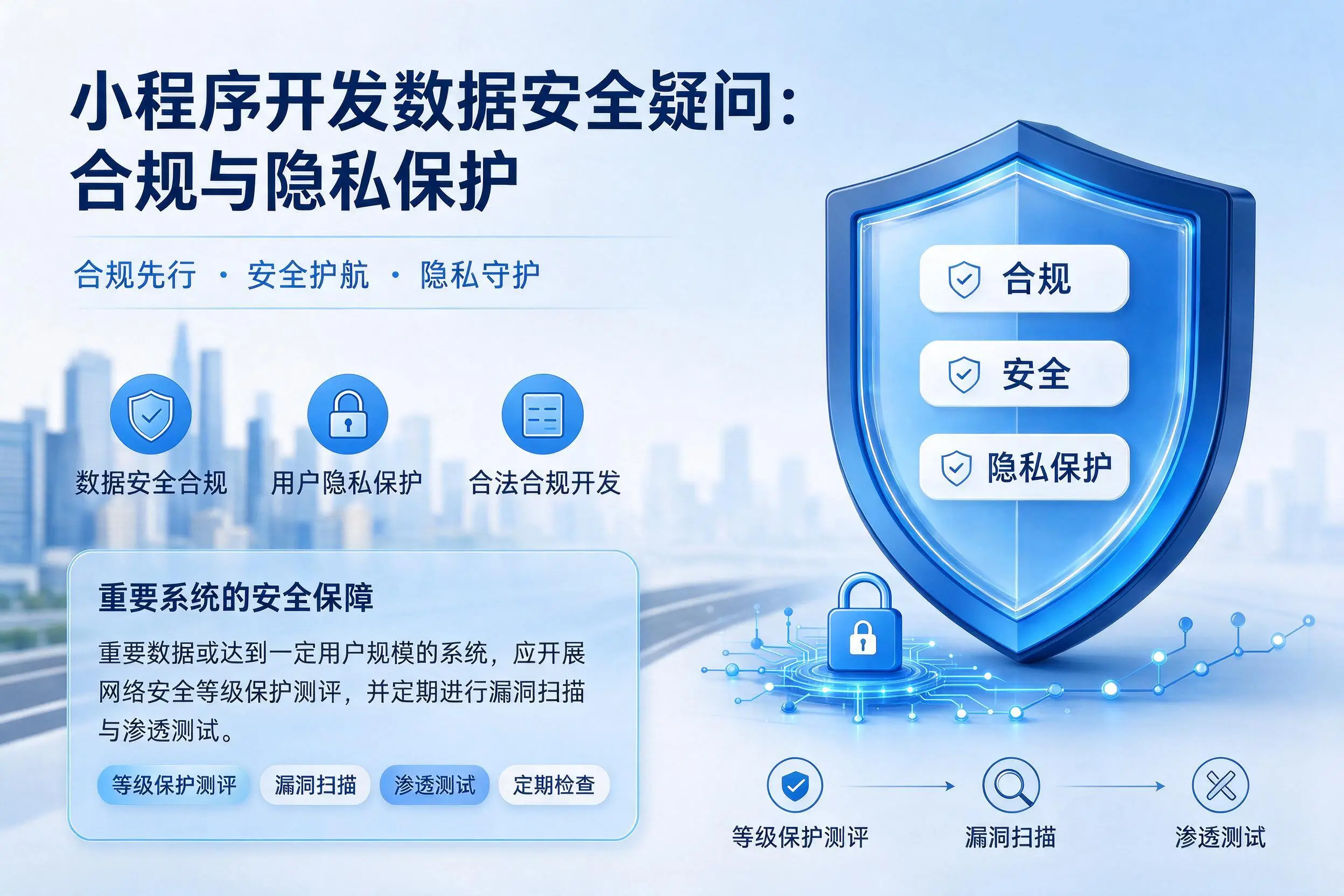 本溪小程序开发数据安全疑问：合规与隐私保护