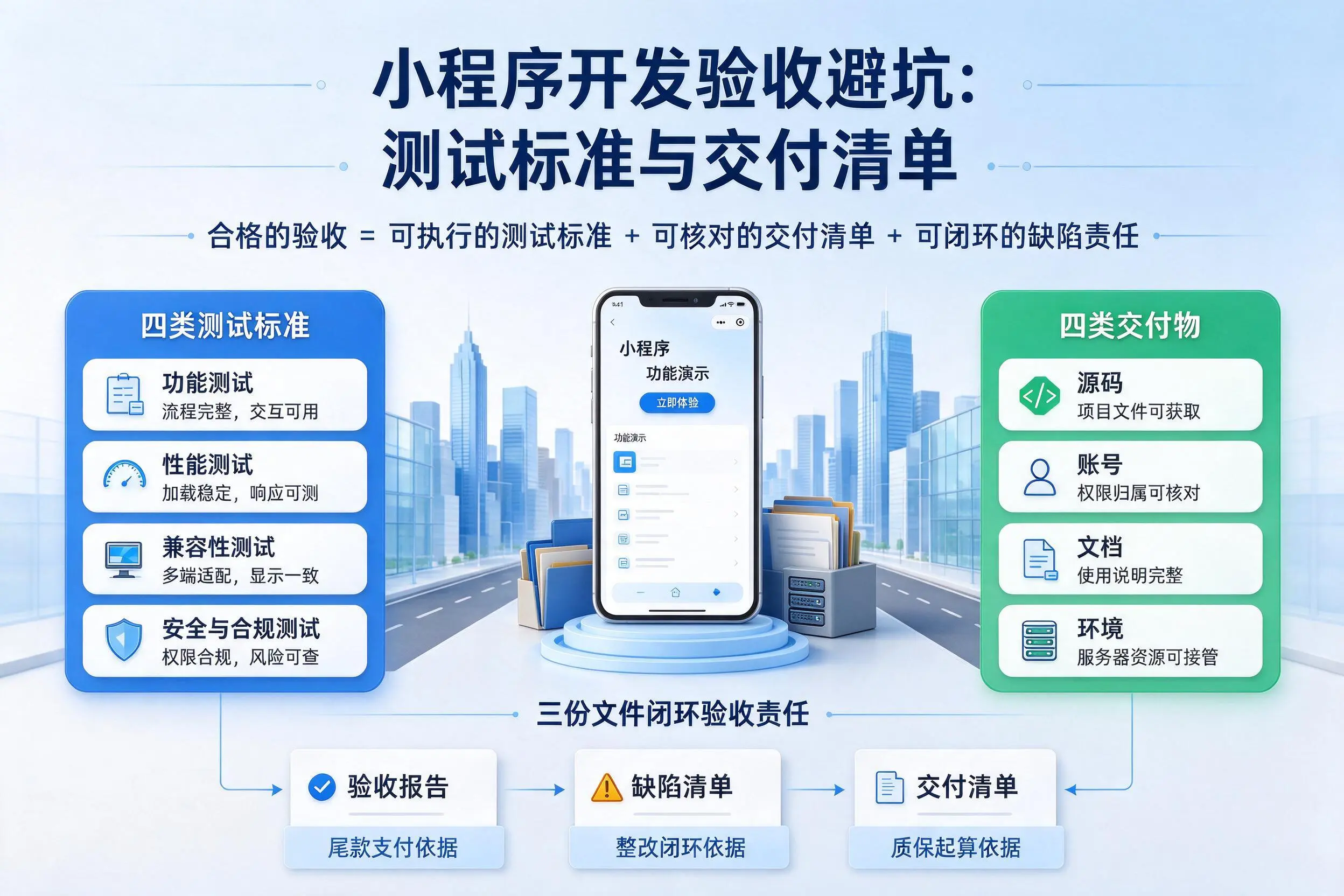 本溪小程序开发验收避坑：测试标准与交付清单