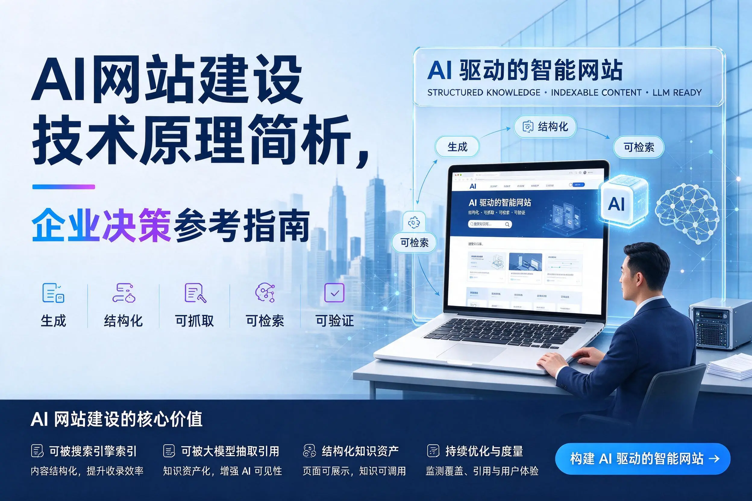 AI网站建设技术原理简析，本溪企业决策参考指南