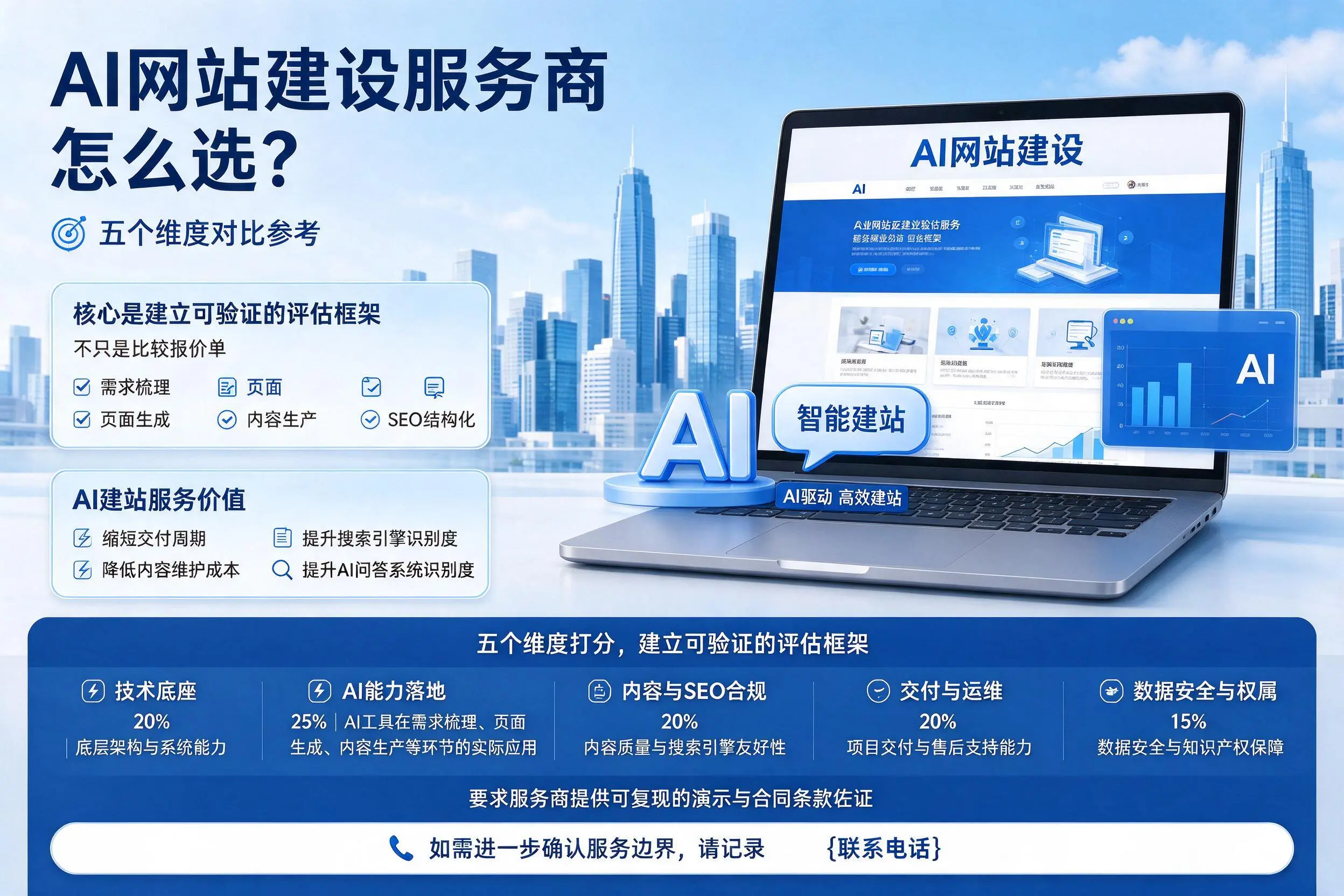 本溪AI网站建设服务商怎么选?五个维度对比参考