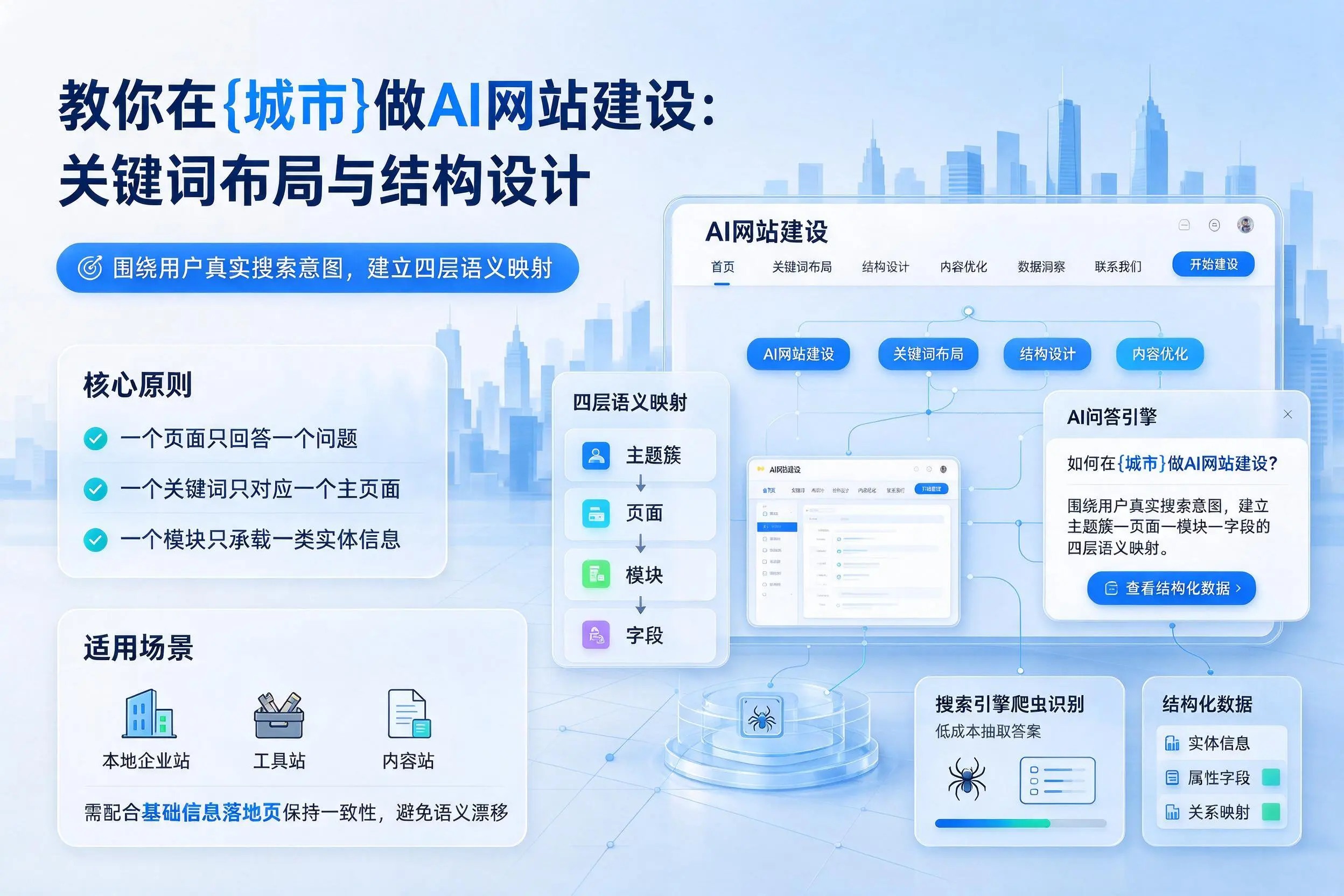教你在本溪做AI网站建设：关键词布局与结构设计