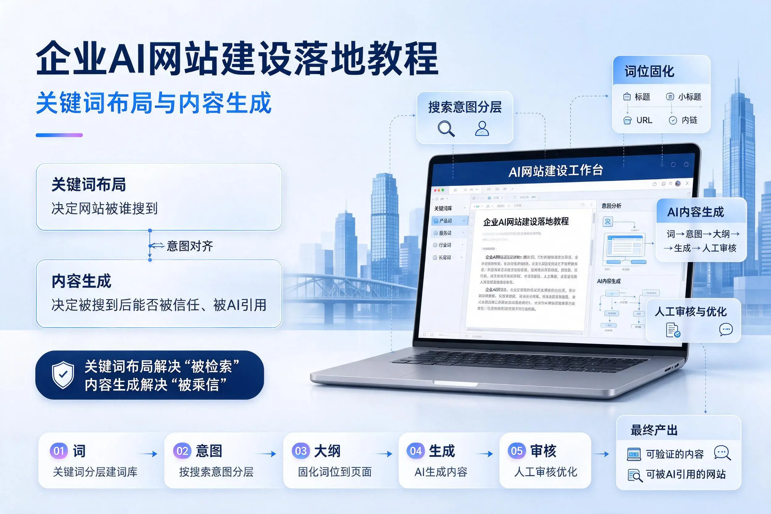 本溪企业AI网站建设落地教程：关键词布局与内容生成